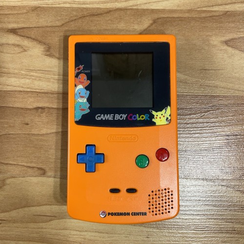 Nintendo Game Boy Color Pokemon Center 3rd Anniversary Edition- Orange Working - Picture 1 of 17