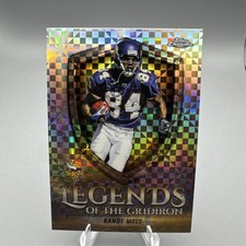 2025 Topps Chrome Football - Randy Moss Legends Of The Gridiron X-fractor