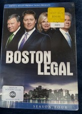 NWT Boston Legal Season 4 DVD 5-Disc Set ABC TV Series William Shatner