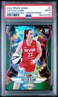 2024 PANINI PRIZM WNBA KALEIDOSCOPIC GREEN #9 CAITLIN CLARK ROOKIE RC PSA 9