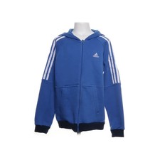 Adidas, Kapuzenpullover, Größe: 152, Blau/Weiß/Schwarz, Baumwolle/Polyester #mmE