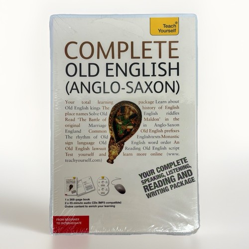 NEW Complete Old English (Anglo-Saxon) by Mark Atherton- 2 CD + Book, Sealed