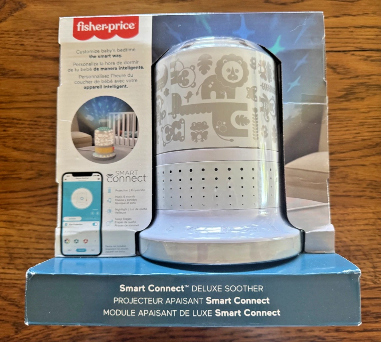 Fisher-Price DYW47 Deluxe Soother Smart Connect- NEW & SEALED - FREE SHIP