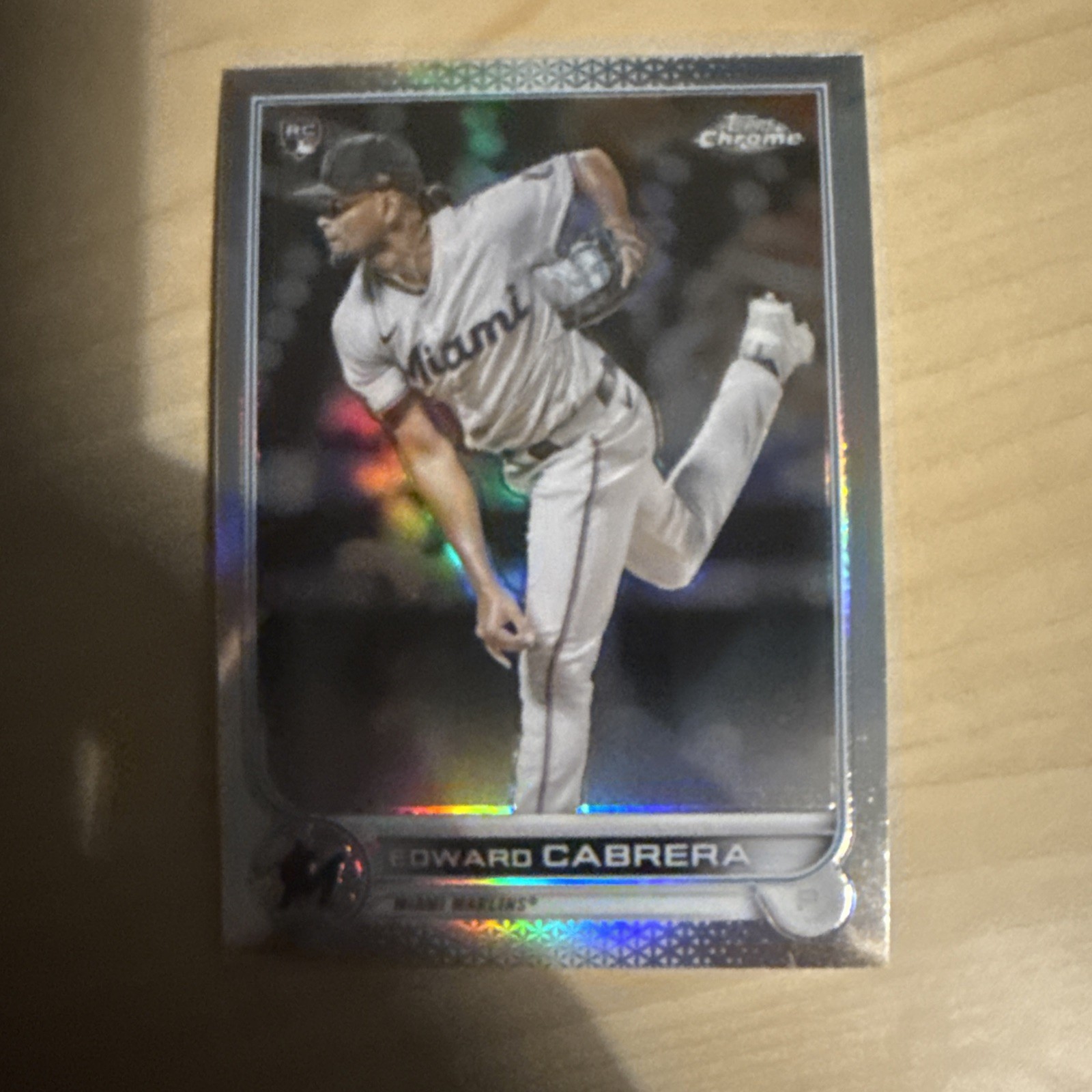 2022 Topps Chrome - Edward Cabrera #64 Refractor (RC)
