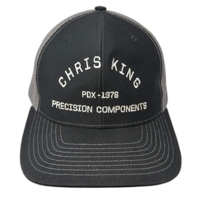 Richardson Baseball Cap Black One Size Chris King Precision Components PDX Mesh