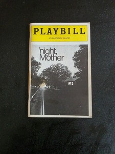 'night, Mother Playbill w/Kathy Bates June 1983