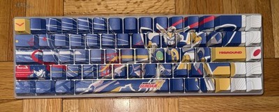 Higround x Sonic Adventure Keyboard - Gundam 01W Keycaps
