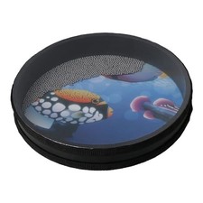 10" Hand Percussion with Hardwood Shell Ocean Sound Drum - Musical