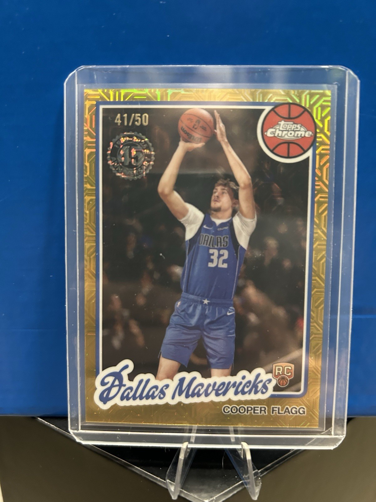 2025-26 Topps Basketball Chrome Cooper Flagg Gold Mojo Silver Pack TC-CF  /50 🔥