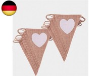 Dahi Wimpelkette 2 StüCke Vintage Wimpel Banner Wimpel Girlande Mit 26 StüCk D