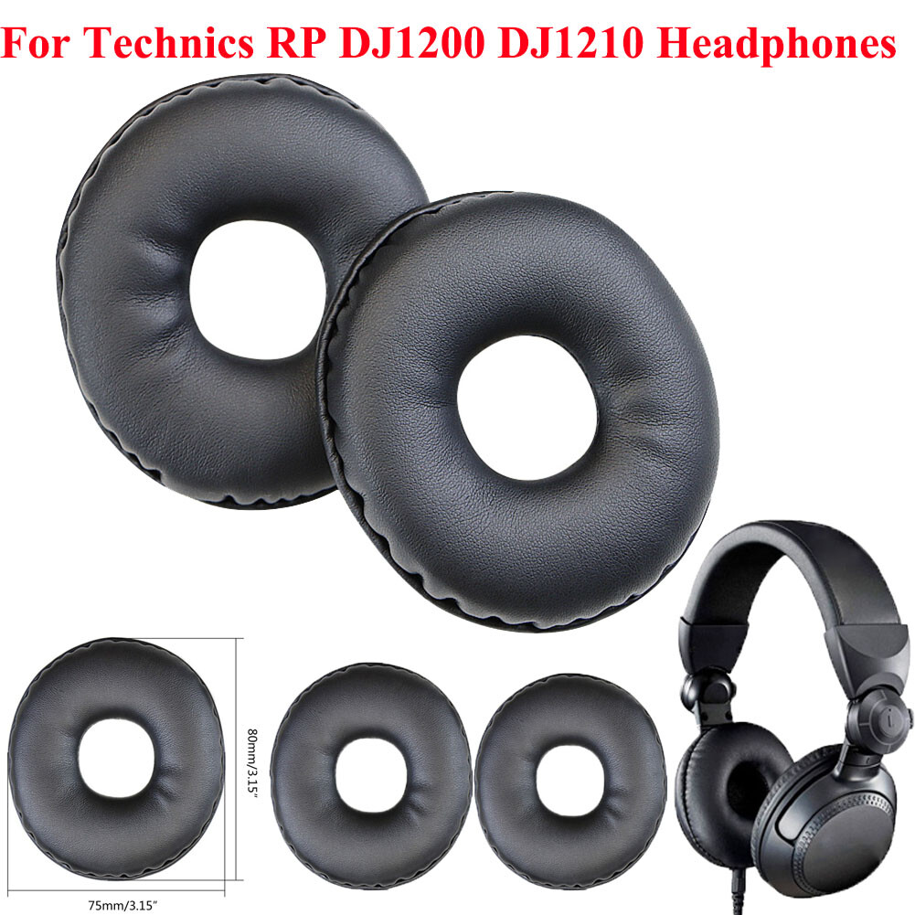 Soft Ear Pads Earmuffs Replaceable For Technics RP DJ1200 DJ1210