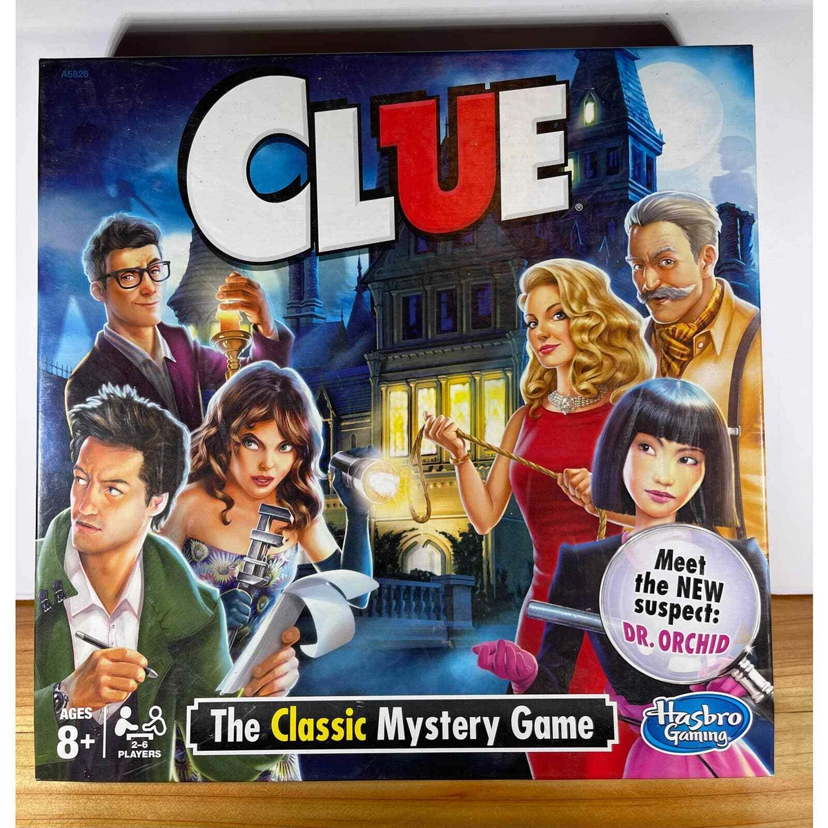 Clue Board Game, Mystery Games for 2-6 Players, Family Games for Kids Ages  8 and Up - Hasbro Games