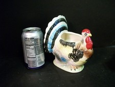Vtg MCM Rubens Originals Turkey Planter Repurpose as Server Ceramic Taiwan