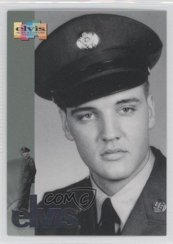 1999 Inkworks Elvis: The Platinum Collection Elvis Presley A Man in Uniform 0k5 - Picture 1 of 3