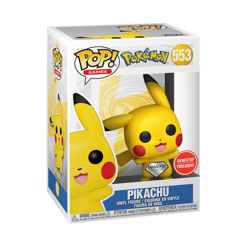 Funko Pop! Vinyl: Pokémon - Pikachu (Diamond Collection) - GameStop (GS)...