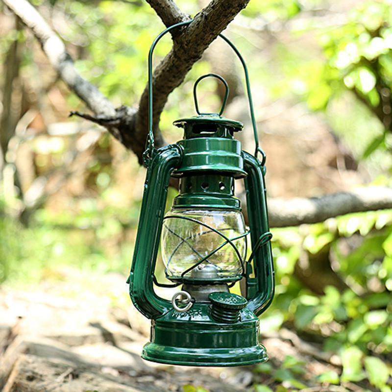 New Firehand Feuerhand Hurricane Galvanized Silver Lantern for Camping Oil Lamp
