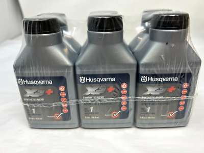 #ad #ad 6 Pack of Husqvarna Synthetic Blend 2 Stroke Oil 2.6oz FAST FREE SHIPPING $24.99