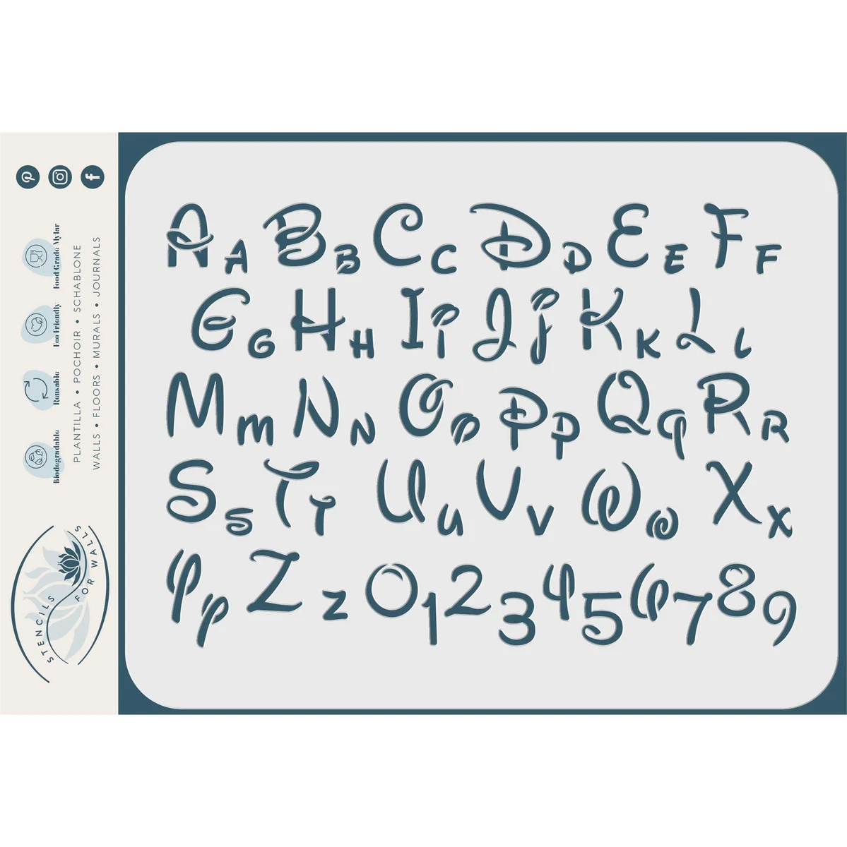 Disney Stencil Letters disney-stencil-letters