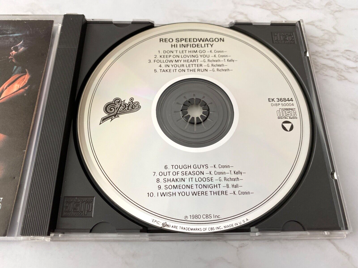 REO Speedwagon Hi Infidelity CD DADC PRESS! Epic EK 36844 Take It