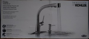 Kohler Elate Pull Down Kitchen Faucet With Soap Lotion Dispenser