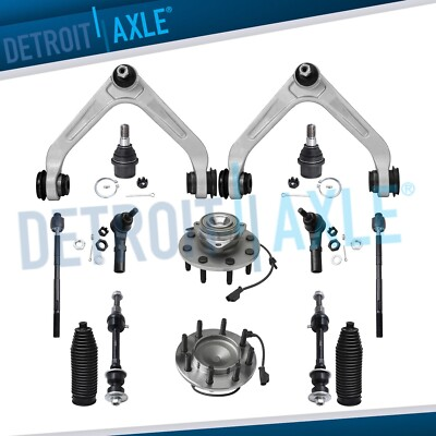 #ad 2WD 14pc Front Upper Control Arms Wheel Bearing and Hubs for Dodge Ram 2500 3500 $310.88