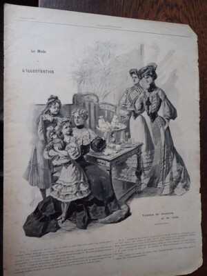 DIE MODE DER ILLUSTRATION 1904 Empfangs- und Besuchstoilette