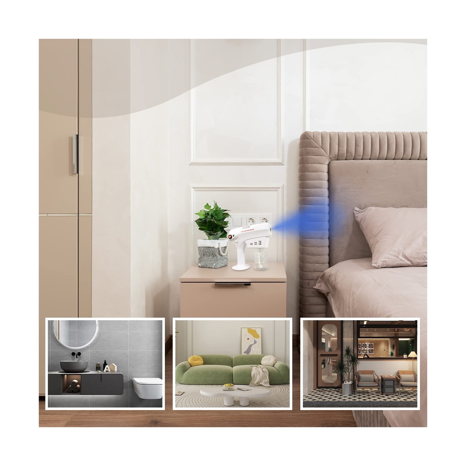 Nano Steam Gun Hair Care Sprayer Micro Mist Machine Spray Gun Facial Steamer