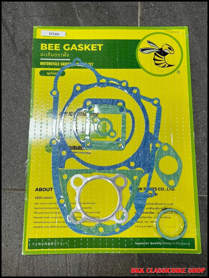 Yamaha DT100 A,B,C,D 1974-1977 MX100 Gasket complete Set  HIGH QUALITY - Изображение 3 из 4