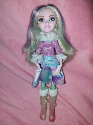 EVER AFTER HIGH CRYSTAL WINTER DOLL gently used in good cond. smoke & pet free 