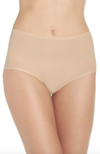 Chantelle L51028 Womens Nude Soft Stretch High Waist Briefs One Size