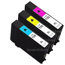 3 Pack New 150XL C/M/Y Ink Cartridge ForLexmark S315 S415 S515 S715 S915 150
