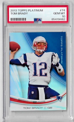 2013 Topps Platinum Tom Brady PSA 10