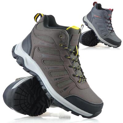 Herren Wandern Memory Foam Schnürung Leger Stiefeletten Turnschuhe Schuhe Größe