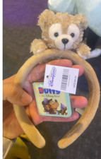 Authentic Hongkong Disney Parks Duffy Plush Ear Headband Disneyland
