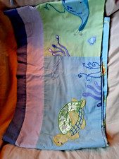 Kidsline Crib Nursery Window Valence Sea Creatures Fish Manta Ray Sea Horse