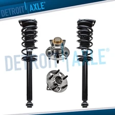 Rear Struts Coil Springs Wheel Hubs for 2003-2005 Chevy Cavalier Pontiac Sunfire