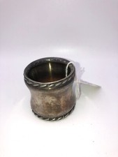 Vintage! 1".5 Silver-Plated Rope Napkin Ring Holder