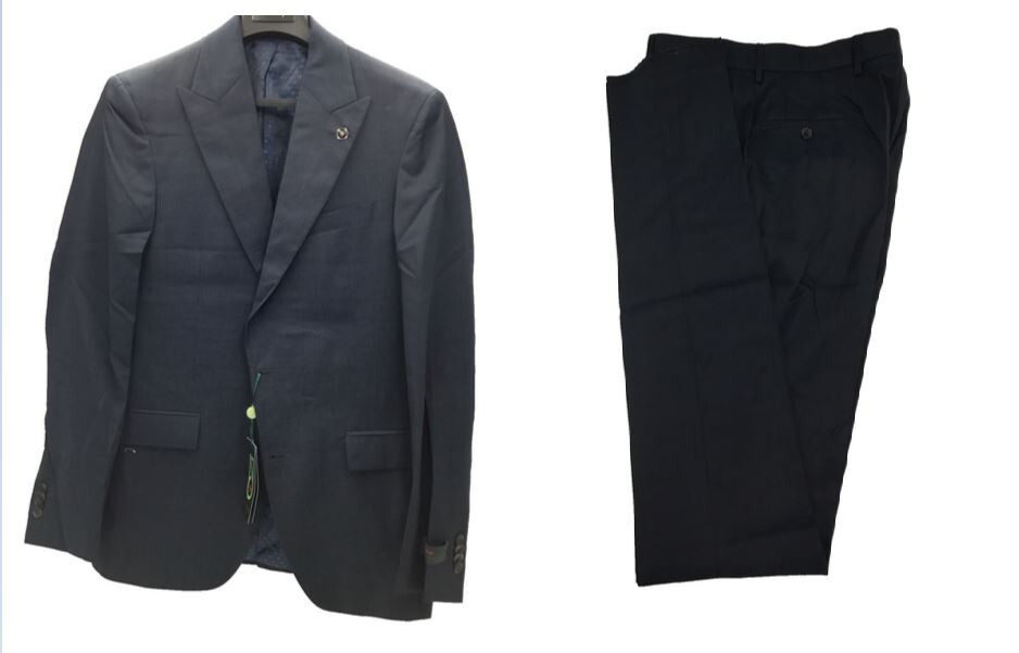 Модель Ted Baker London No Ordinary Joe-Шерстяной костюм Jason CTбирюзовый-40REG 34W 56990₽