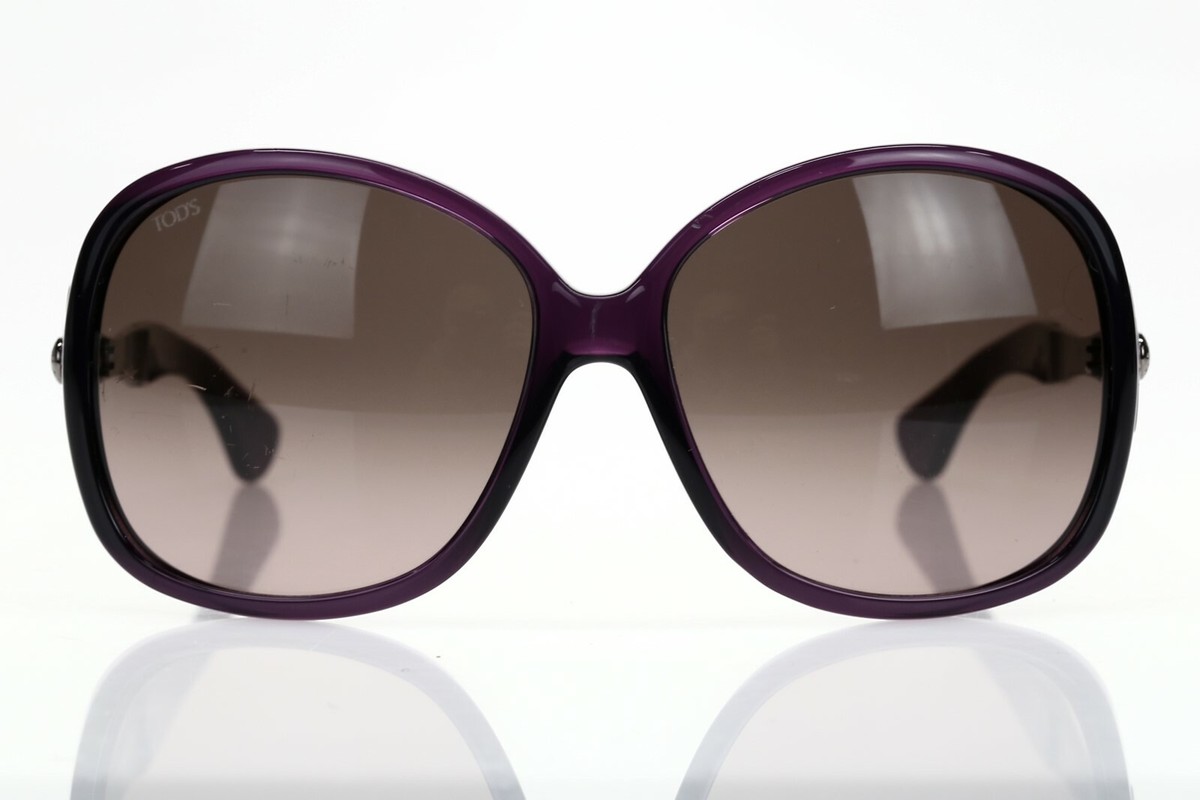 TOD'S Women's Purple 'TO42' Oversized Sunglasses 139639 | eBay