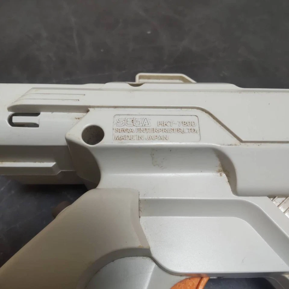 SEGA Dreamcast Gun Controller 2 Set HKT-7800 DC Tested working Japan Game Used - Image 4 of 4
