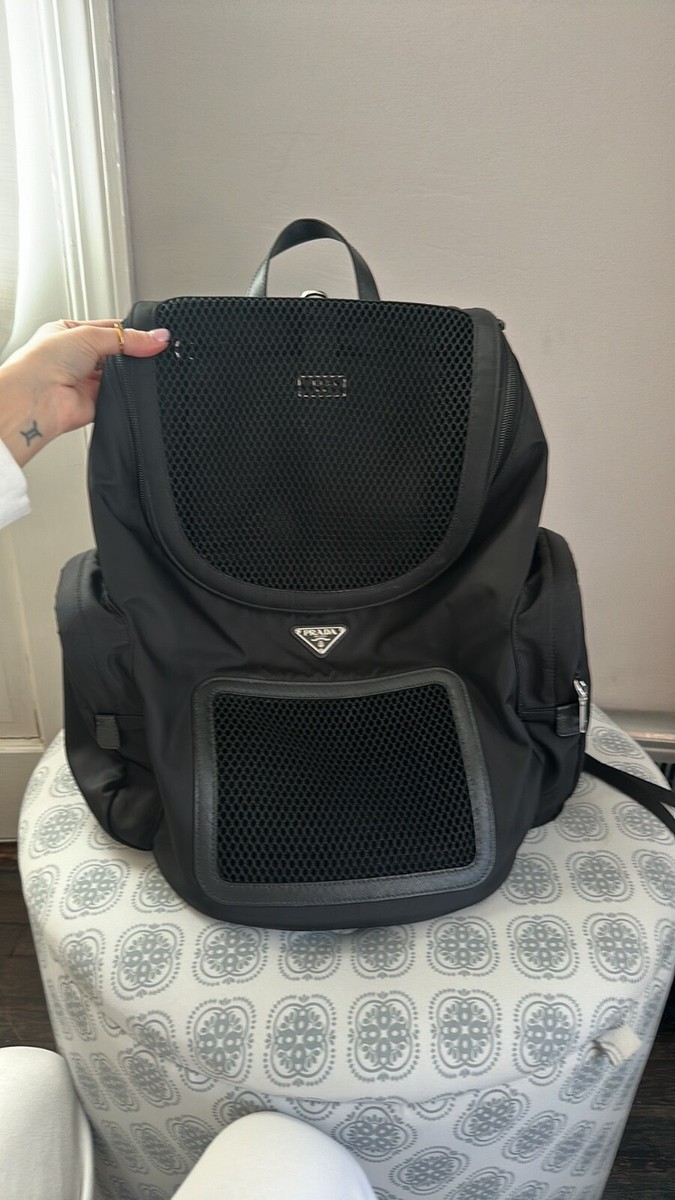 Prada Re-Nylon & Saffiano Leather Pet Bag | eBay