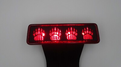 Bear claw 3rd brake light cover/ fits 07-2017 JK wrangler jeeps