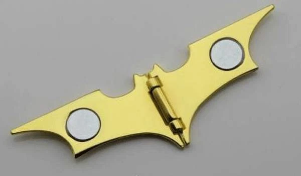 Matte Batman Money Clip Badge Magnetic Folding Gold With Gift Box – US095 - Image 4 of 4