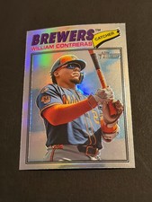 2026 Topps Heritage - William Contreras #214 Chrome Refractor