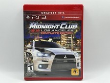 Midnight Club Los Angeles: Complete Edition PlayStation 3 No Map Tested Sony PS3
