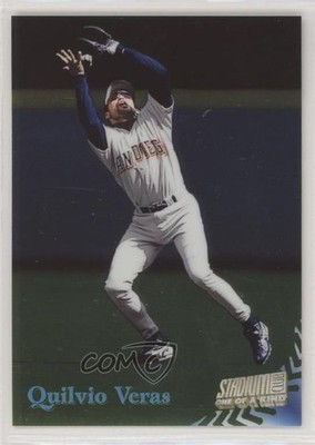 1998 Topps Stadium Club One of a Kind 127/150 Quilvio Veras #211 3a8