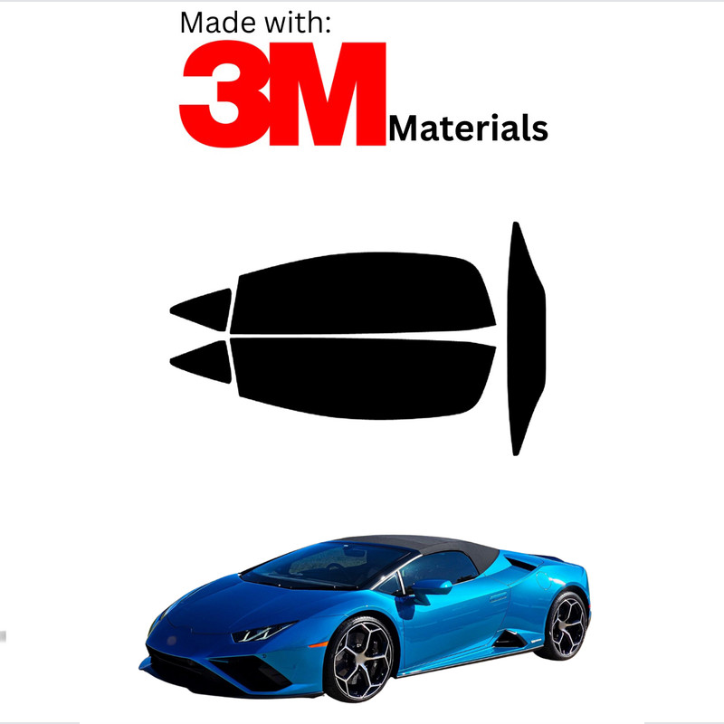 Precut Window Tint For Lamborghini Huracan Convertible 22 Color Stable Ceramic