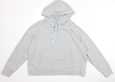 Muskat Damen grau Polyester Pullover Hoodie Größe 12 Pulli