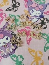 16 Pc Set Designer Chanel Zipper Pull Button Charm Pendant 