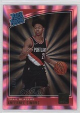 2018 Panini Donruss Rated Rookies Holo Pink Laser 14/79 Anfernee Simons #186 1b8